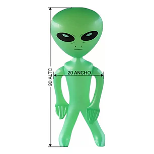 Marciano Inflable Alien Extraterrestre Marcianeke
