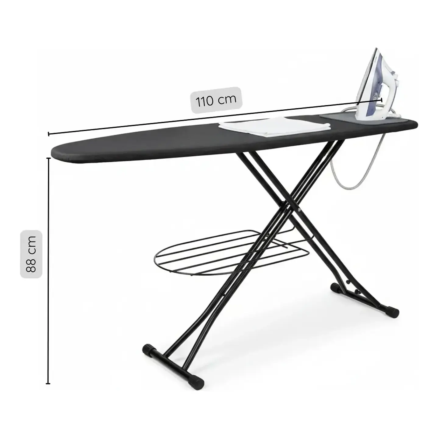 Tabla De Planchar Con Rejilla Mesa Plegable Basica Premium 3