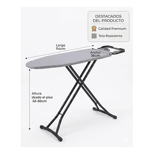 Tabla De Planchar De Pie Reforzada Plegable 100% Calidad Lex
