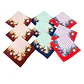 Pañuelos Damas Blancos Con Flores Pack 12 Und Algodon - Miniatura 4