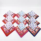 Pañuelos Damas Blancos Con Flores Pack 12 Und Algodon - Miniatura 6