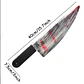 Cuchillo Carnicero C/ Sangre Broma Falso Halloween/fiesta - Miniatura 2