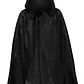 Capa Negra Con Gorro Disfraz Niño Halloween 80cms - Miniatura 2