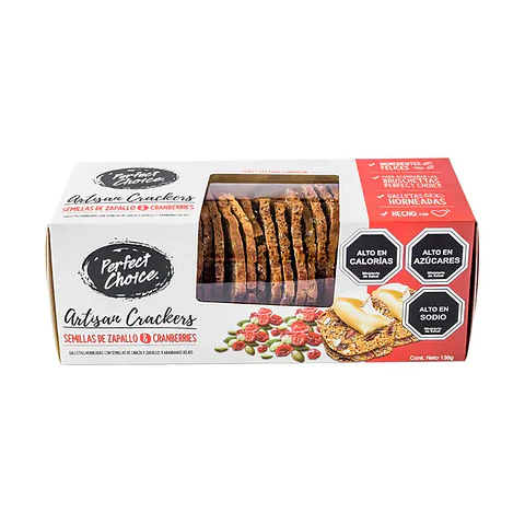 Cracker Cranberries Y Semillas De Zapallo