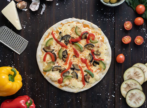  Pizza Verduras Asadas 