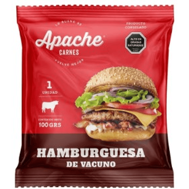 Hamburguesa Vacuno 100 Gr