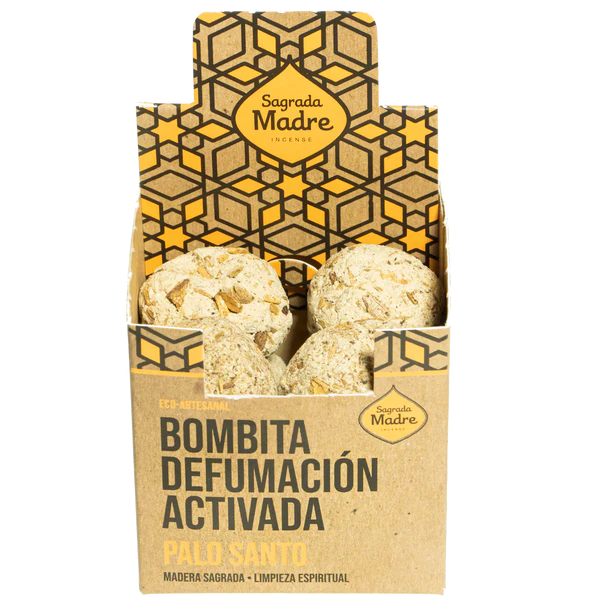 CARBON SAHUMERIO PALO SANTO 24 COPITAS CON RESINA