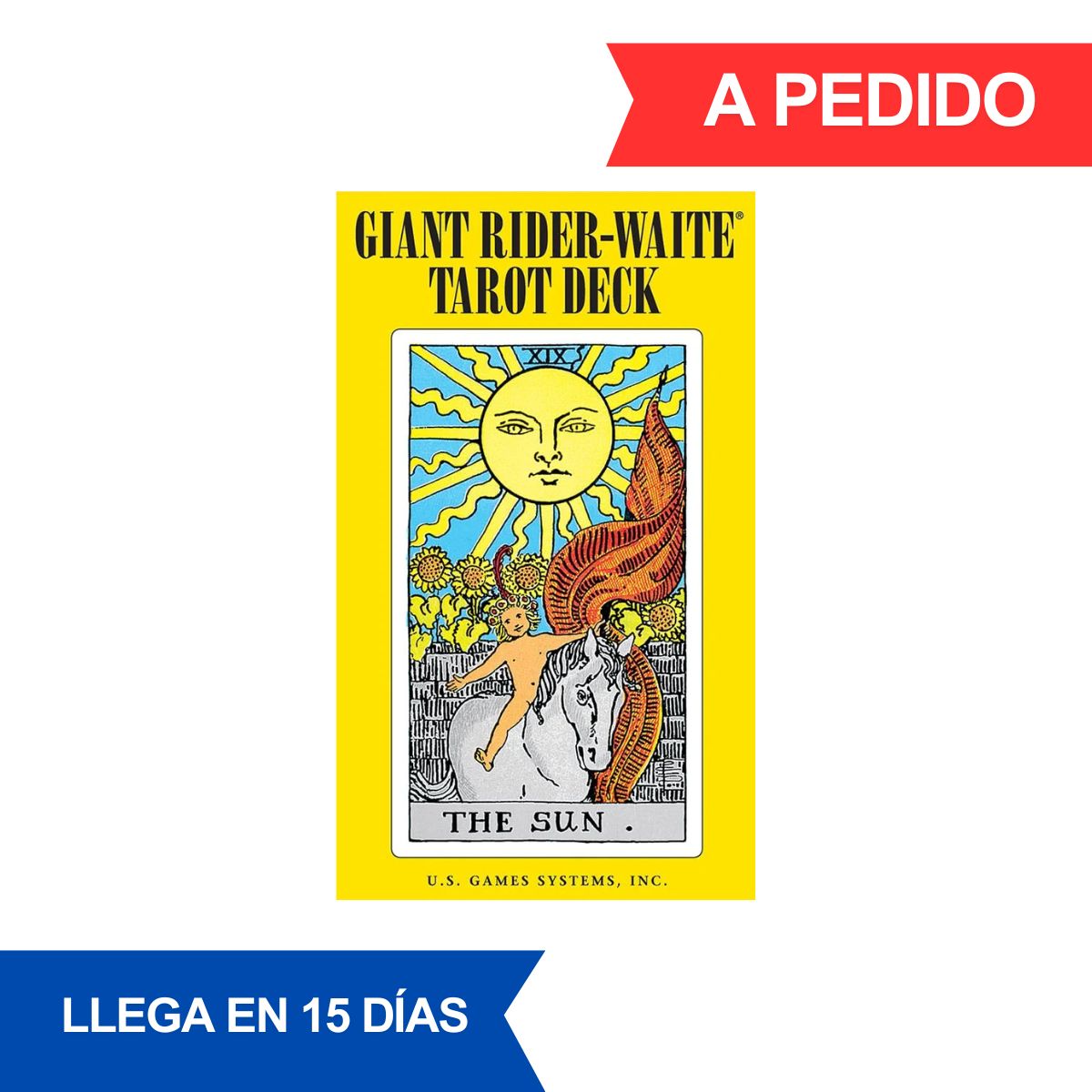 Tarot Rider Waite GIGANTE Original Oficial U.S. Games Systems