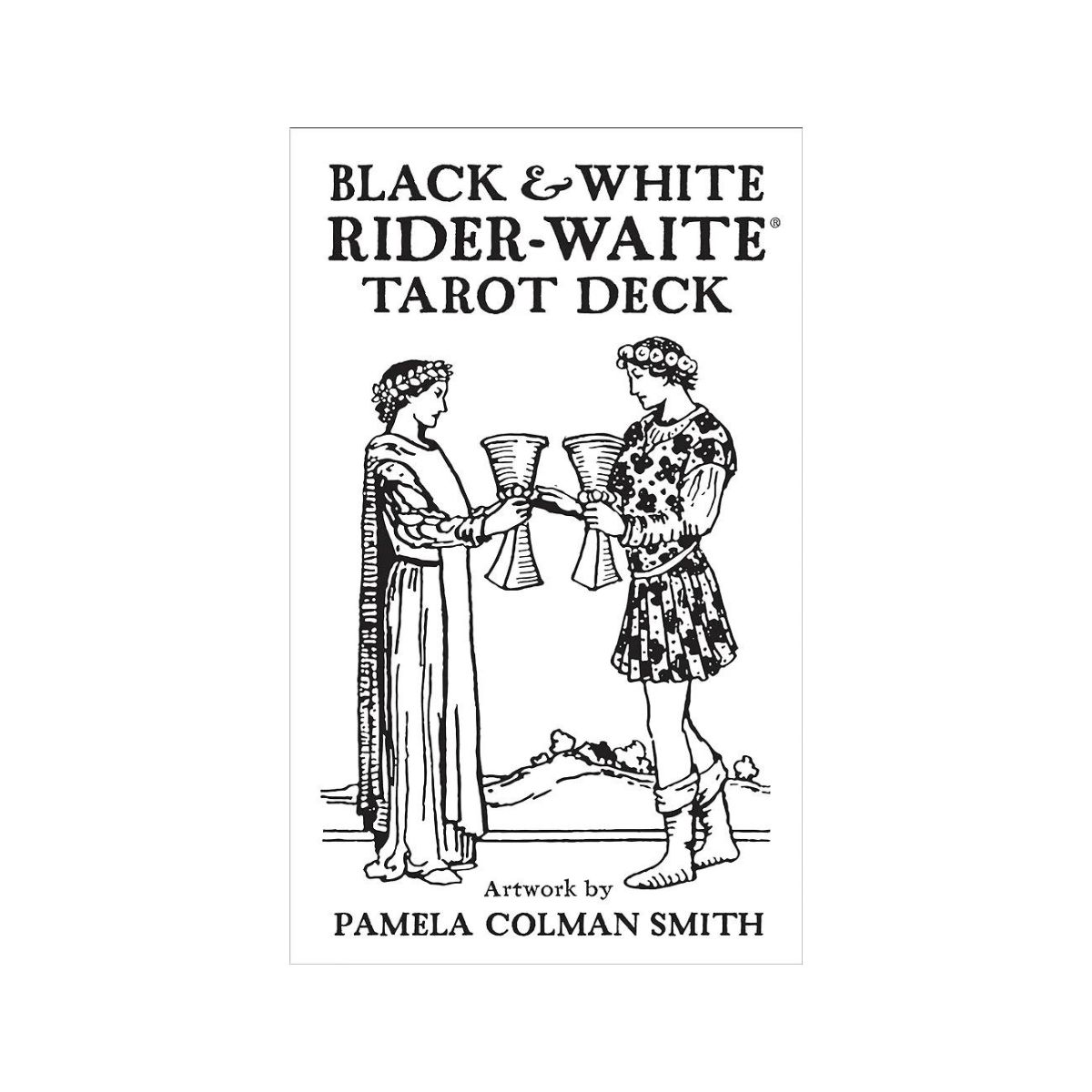 Tarot Rider Waite Black and White Original