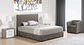 Taylor Upholstered Bed with Lusocolchão Mattress - thumbnail 1