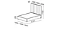 Taylor Upholstered Bed with Lusocolchão Mattress - thumbnail 2
