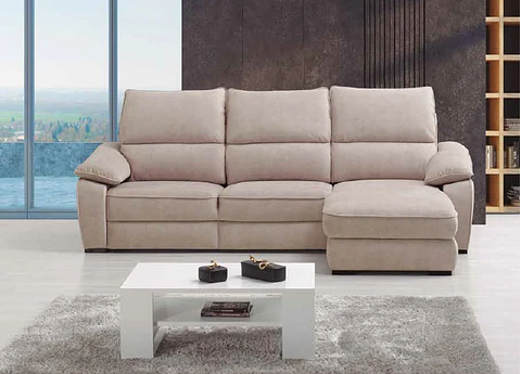 Sofa + Chaise Longue George (with lift bed)