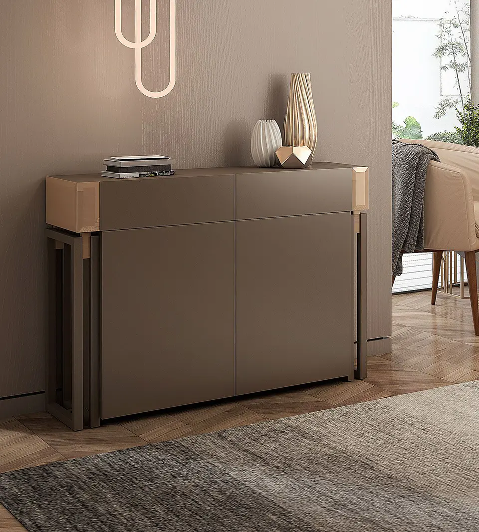 Matt Lacquered Valentina Shoe Rack 1