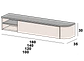 Mueble Suspendido Horizontal Amora - Miniatura 4