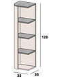 Armoire suspendue verticale Amora - vignette 5