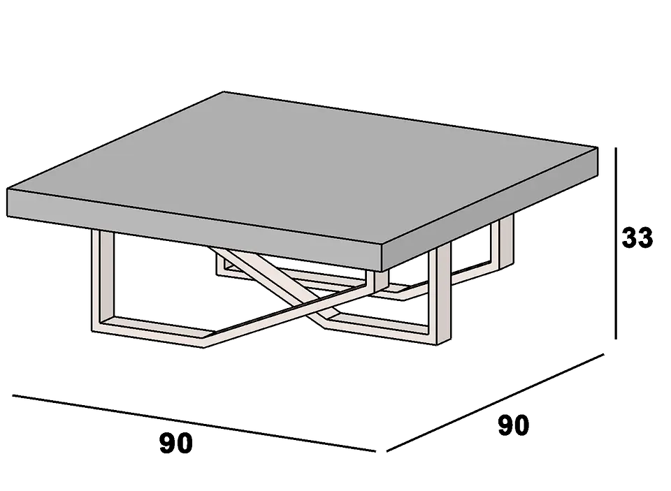 Sintra Square Coffee Table 3
