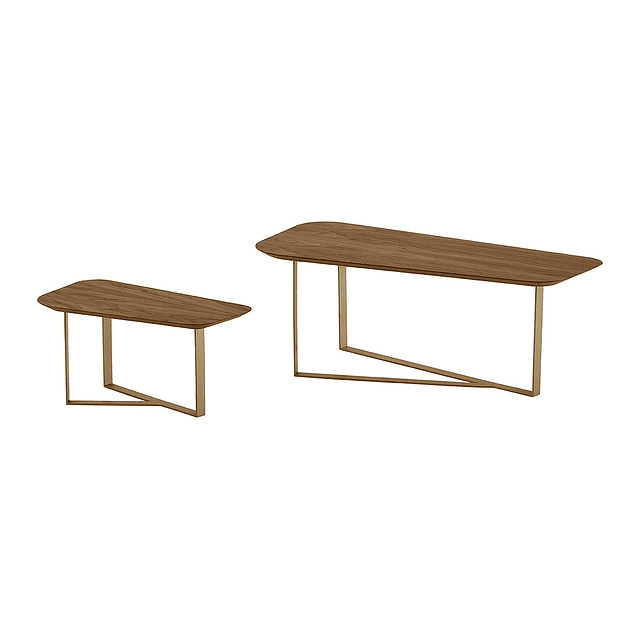 Ensemble Deux Tables Basses Amora