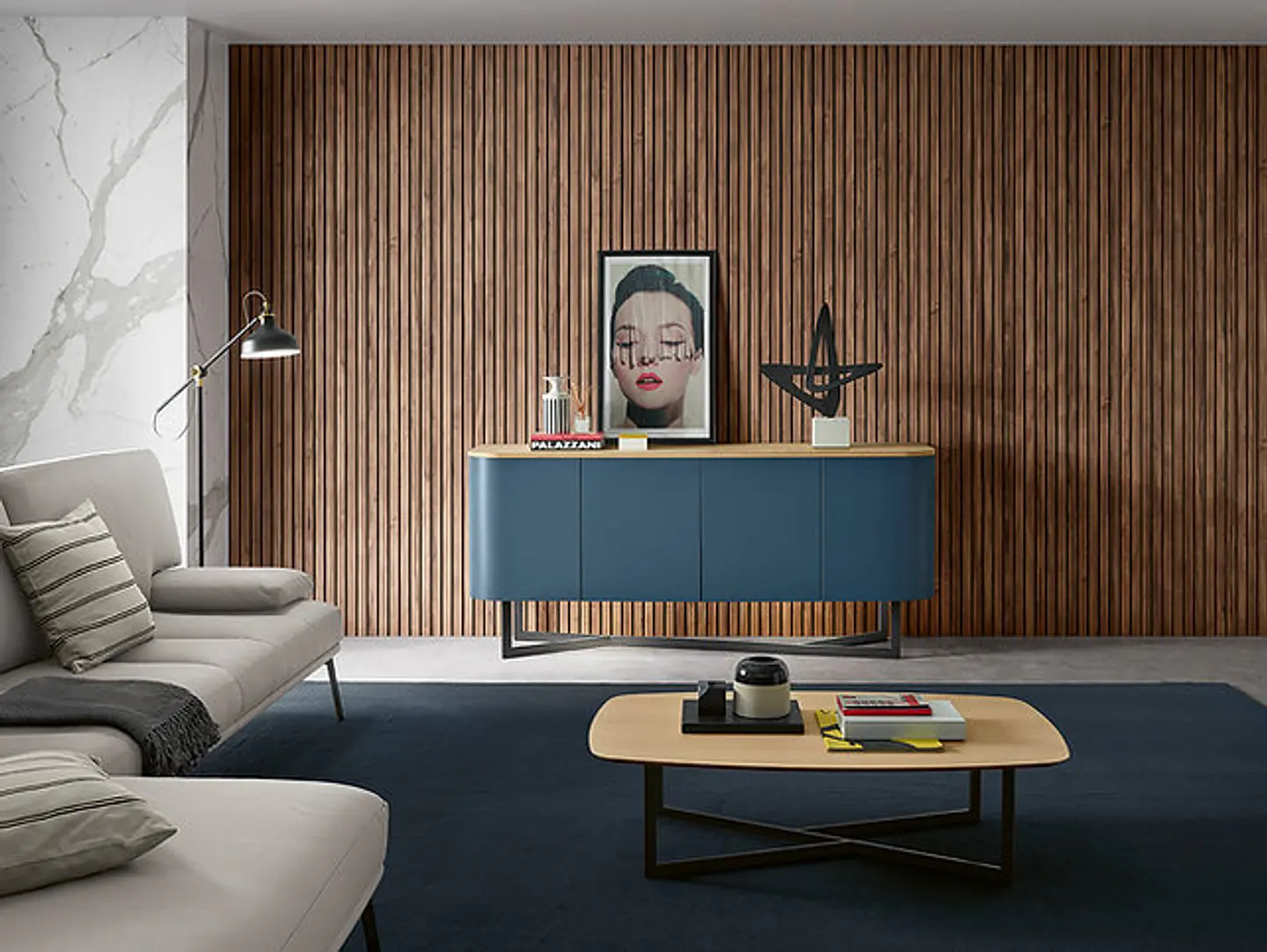 Blue Amora Sideboard 4