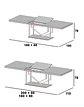 Table à manger extensible Sintra - vignette 4
