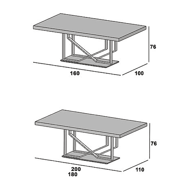 Mesa de Jantar Extensível Sintra