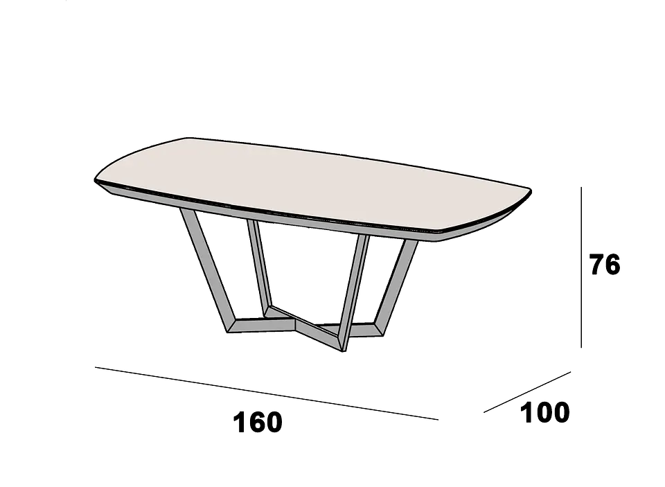 Mesa de Jantar Extensível Amora 8