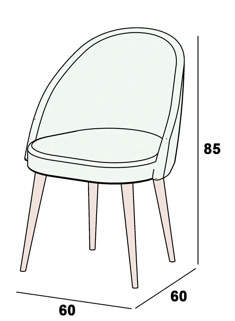 Silla mora 4