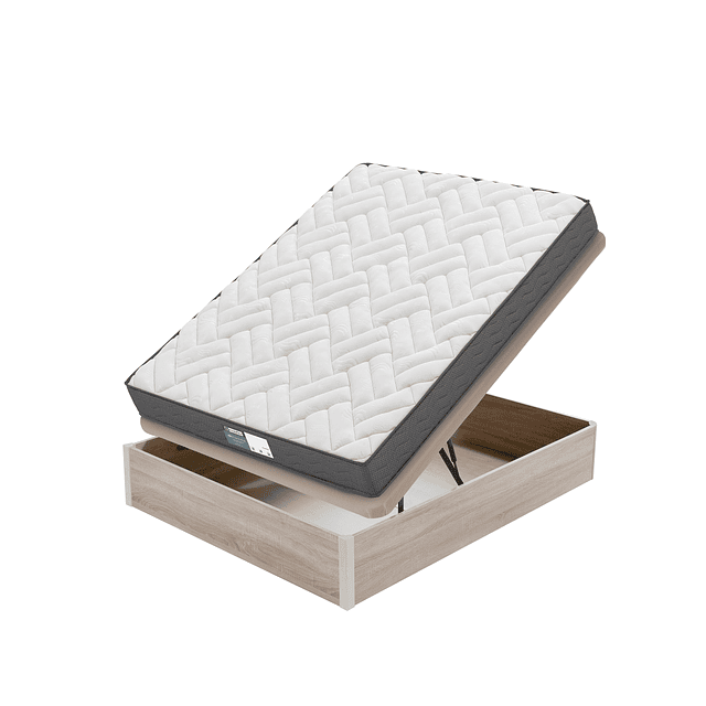 Sommier élévateur avec matelas Molaflex Pack Essentiel Confort