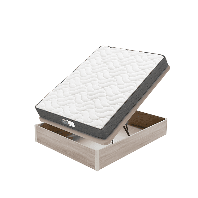 Sommier élévateur avec matelas Molaflex Pack Essentiel Ferme