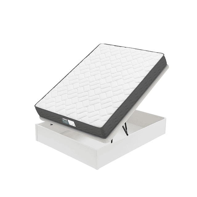 Elevating sommier with Molaflex Pack Essential Adapt mattress