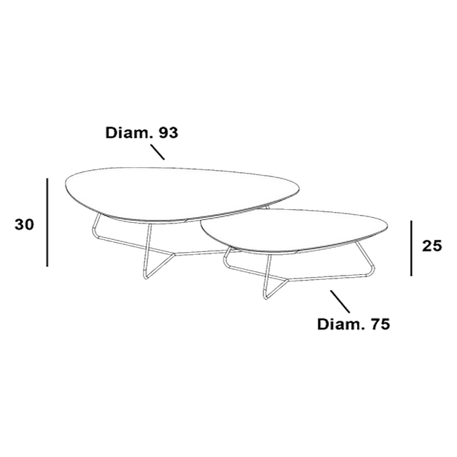 Mesa de Centro Corvo 05+06