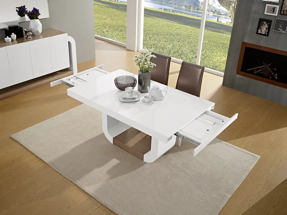 Mesa de comedor extensible Gabrielle 3