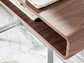 Walnut and Stainless Steel Console - thumbnail 2