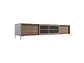 Walnut veneer TV cabinet - thumbnail 1
