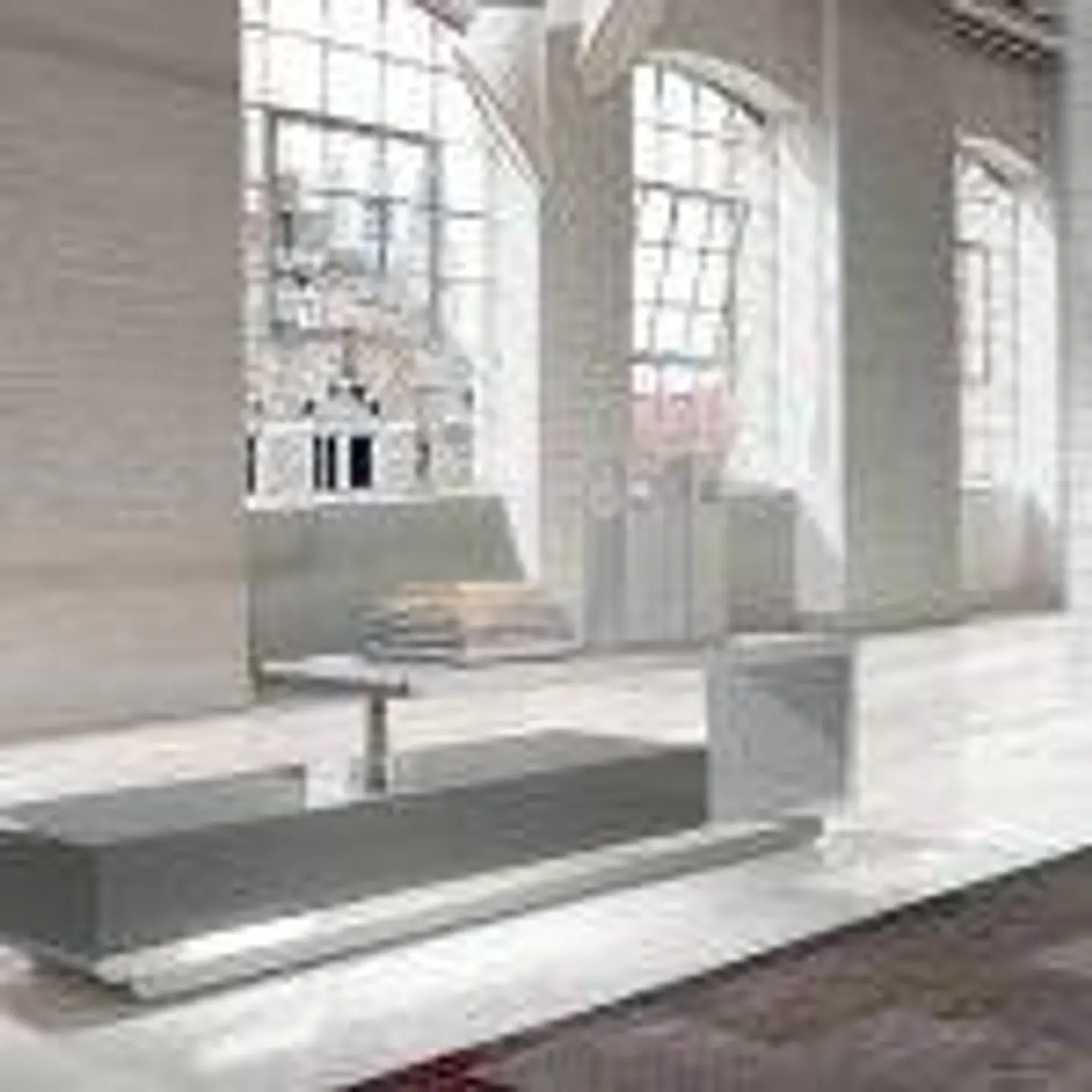 Lacquered and stainless steel TV cabinet 3