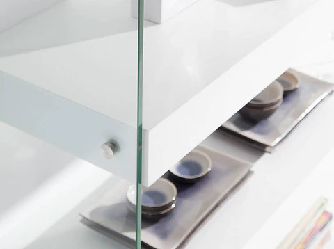 Librería con lados de vidrio 1110F