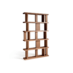 Walnut veneer bookcase N5400