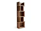 Librería de chapa de nogal N5405 - Miniatura 1