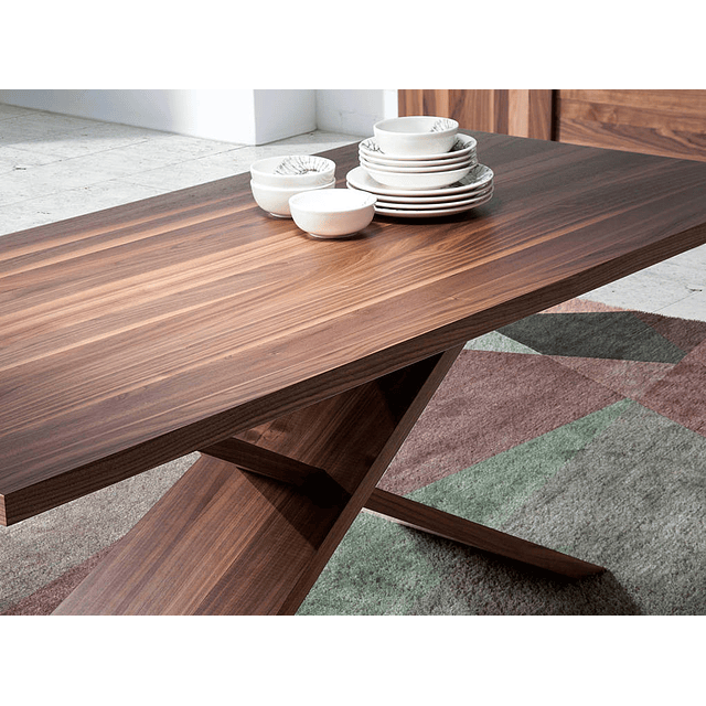 Mesa de comedor de madera maciza N5452
