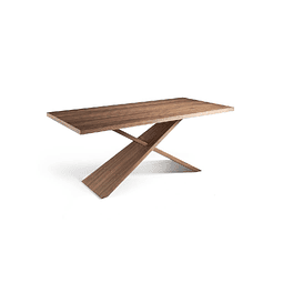 Mesa de comedor de madera maciza N5452