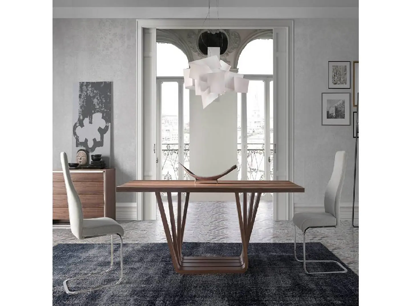 Dining Table 1358 Nogueira 4