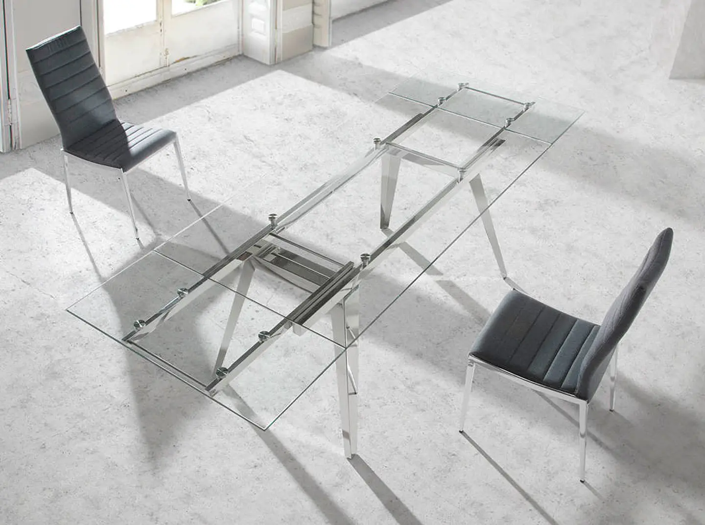 Mesa de comedor extensible 2048 2