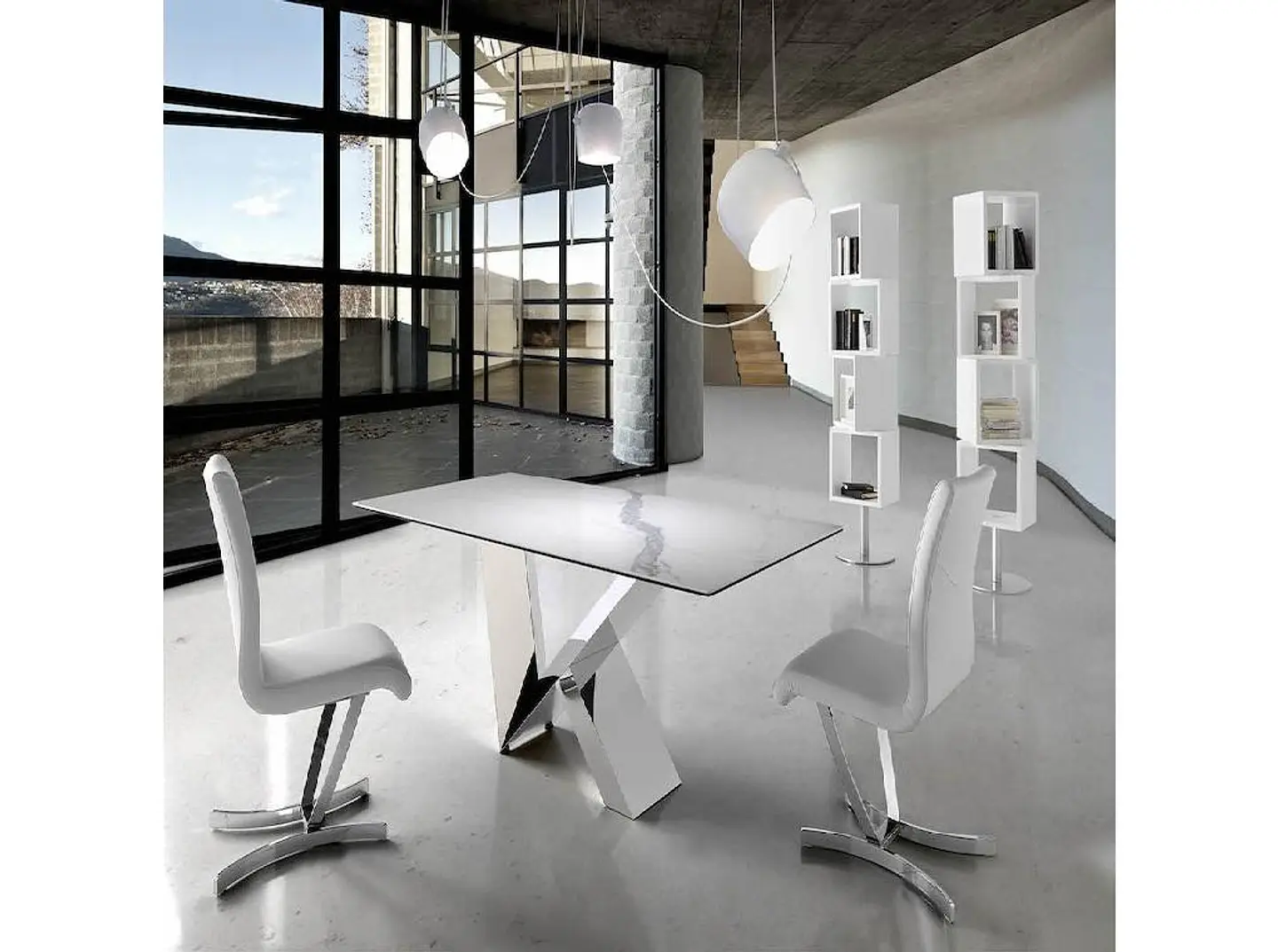 Mesa de comedor de mármol 998 3