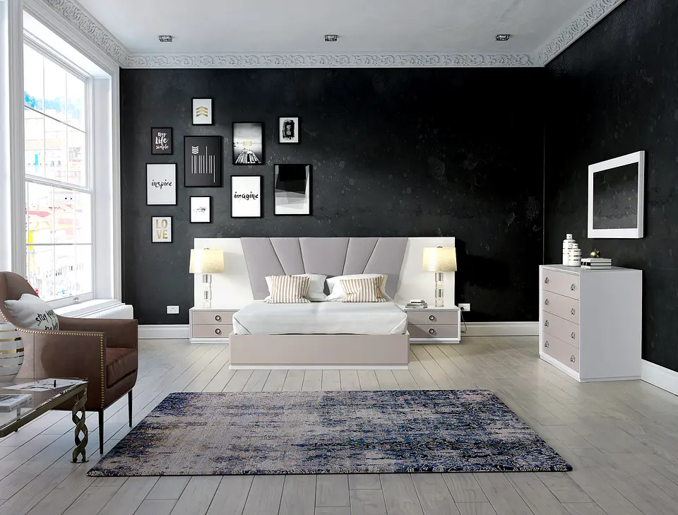 Lee Collection White Gloss / Mink S Mate Room 1