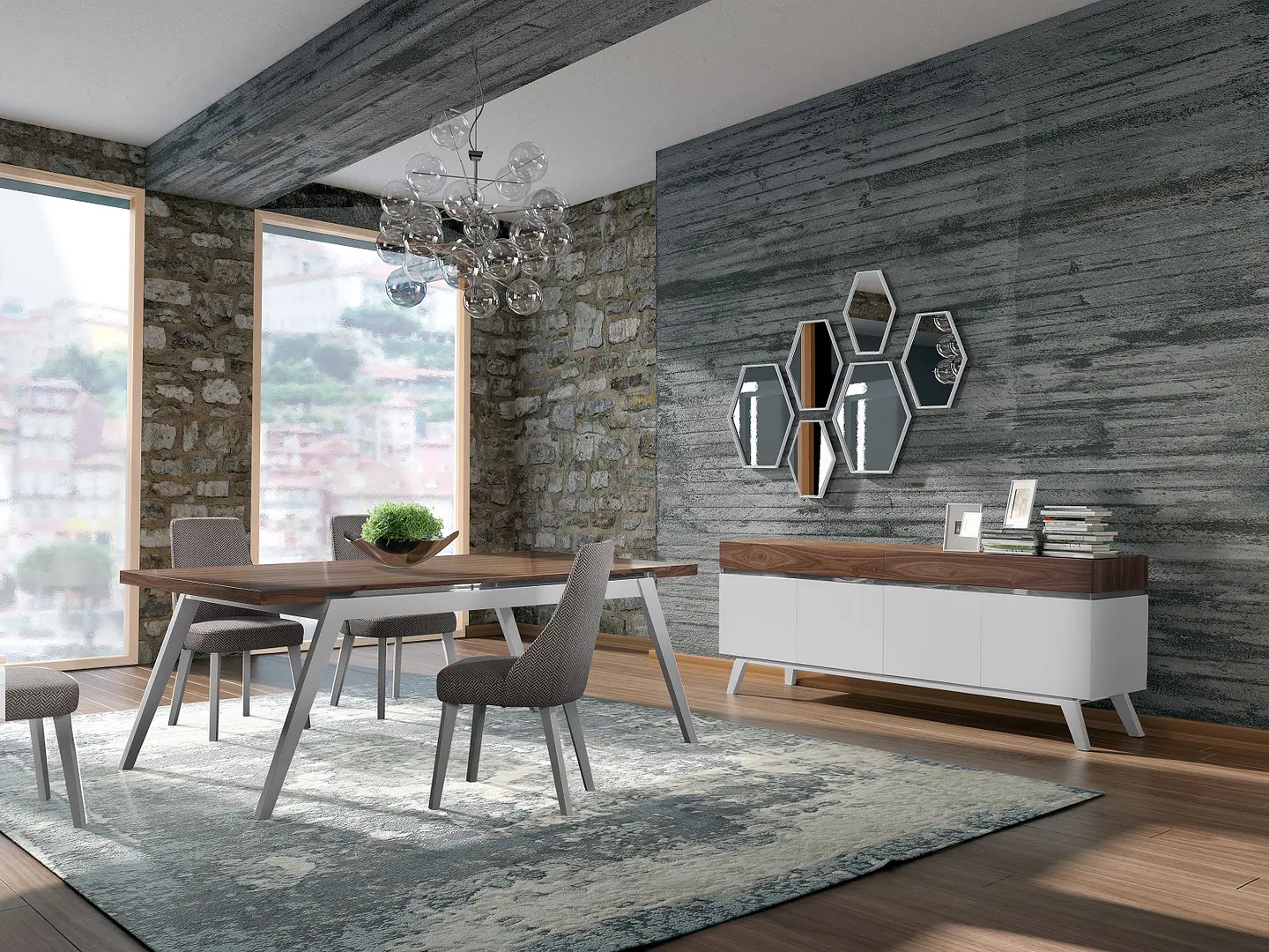 Salle à manger de la collection minimaliste 1