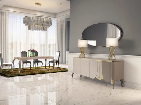 Ella Collection Mink S Dining Room