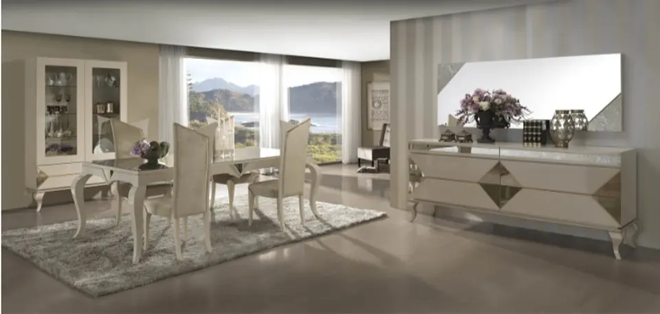 Salle à manger Mink S Shine / Gold de la collection Portus 1