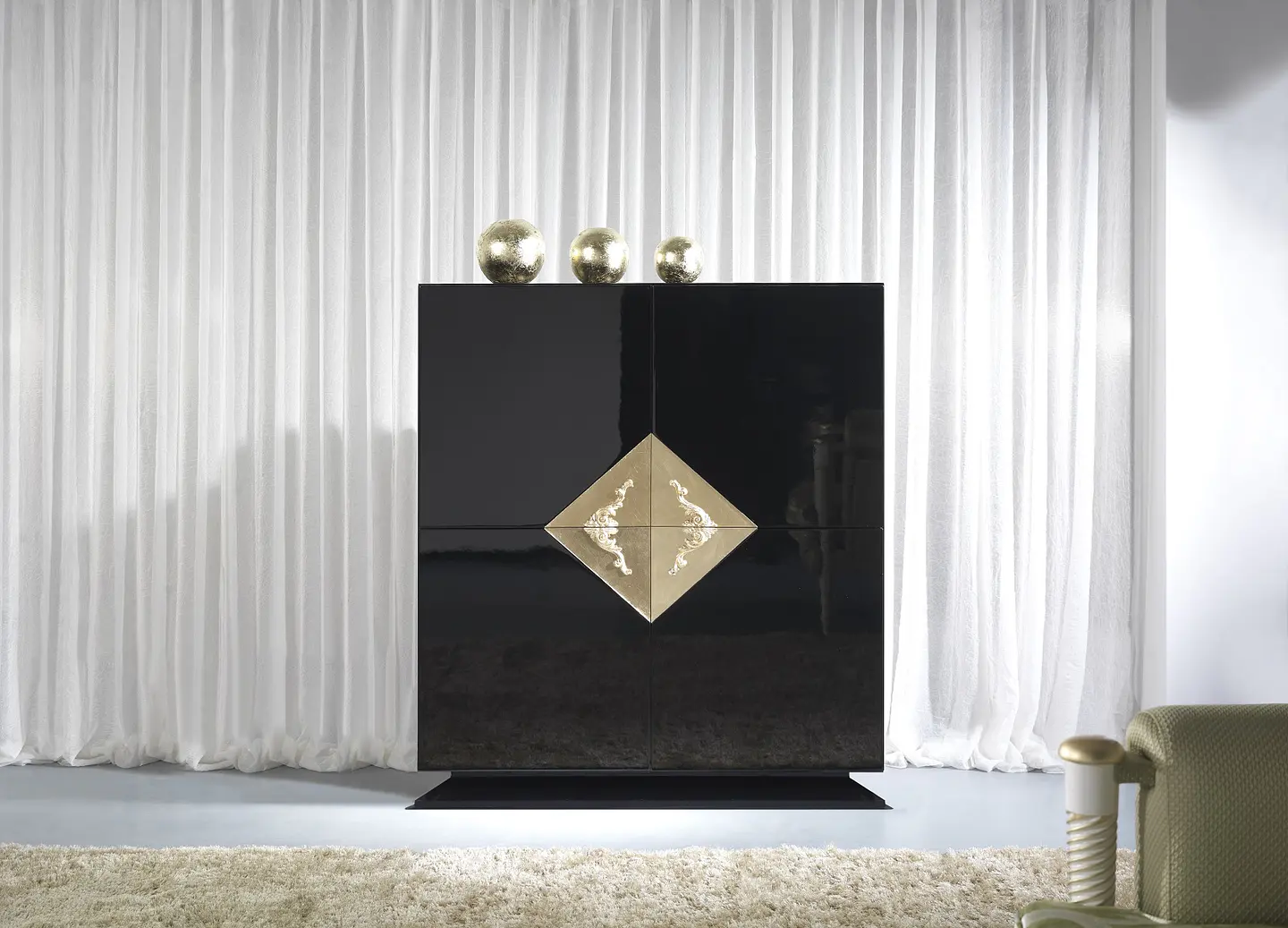 Bar Shine Negro / Dorado M189 1