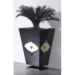 Vase lueur noire / or M190.478