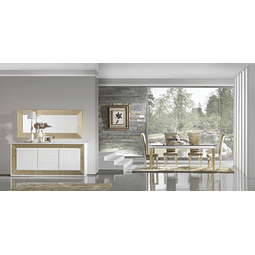 White / Gold M192 Dining Room