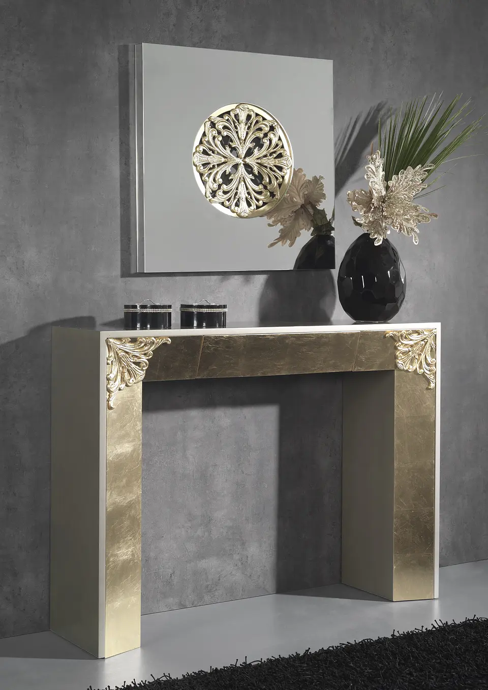 Console Champagne Brillant/Or M198 1